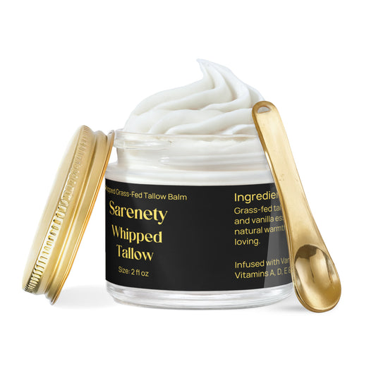 Whipped Grass-Fed Tallow Balm with Vanilla Bean